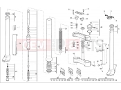 FRONT FORK ASSEMBLY - Husqvarna SM-TE 630 2011