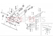 REAR SWING ARM - Husqvarna SM-TE 630 2011