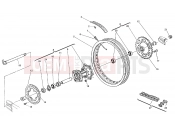 REAR WHEEL - Husqvarna SM-TE 630 2011