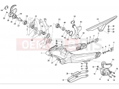 HUSQVARNA 2011 TE 449-511 REAR SWING ARM
