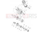 CRANKSHAFT - PISTON - Husqvarna SMS4-TE 125 2011