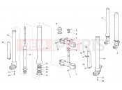 22 FRONT FORK ASSEMBLY - Husqvarna SMS4-TE 125 2011