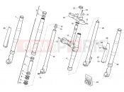 22A FRONT FORK ASSEMBLY - Husqvarna SMS4-TE 125 2011