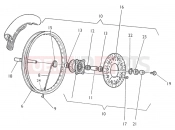 HUSQVARNA 2008 SMR 450R FRONT WHEEL