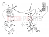 HUSQVARNA 2007 WR 250 REAR BRAKE SYSTEM