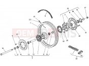 REAR WHEEL - Husqvarna SMS-TE 610E 2004