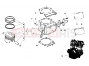 CYLINDER - PISTON - Husqvarna TE 510R 2004