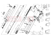FRONT FORK ASSEMBLY - Husqvarna TE 510R 2004
