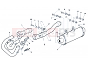 EXHAUST SYSTEM - Husqvarna TE 510 CENTENNIAL 2004