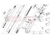 FRONT FORK ASSEMBLY - Husqvarna TE 510 CENTENNIAL 2004