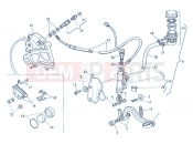 REAR BRAKE SYSTEM - Husqvarna TE 510 CENTENNIAL 2004