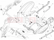 DUCATI 2013 Diavel WHITE STRIPE SWING ARM » SWING ARM