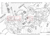 DUCATI 2013 HYPERMOTARD SP HALF-CRANKCASES PAIR » ENGINE CASE