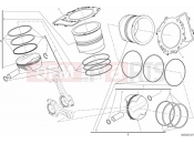 DUCATI 2012 Superbike 1199 Panigale S ABS CYLINDER - PISTON » ENGINE CASE