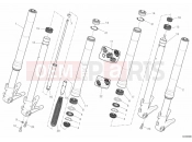DUCATI 2012 Monster 659 ABS FRONT FORK » FRONT SUSPENSION