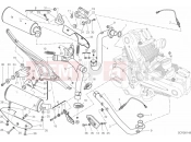 DUCATI Monster 659 EXHAUST SYSTEM » EXHAUST SYSTEM