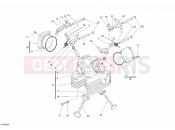 DUCATI Monster 696 VERTICAL CYLINDER HEAD » VALVE DRIVE