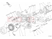 DUCATI Superbike 848 EVO Corse SE GENERATOR COVER - WATER PUMP » COOLING SYSTEM