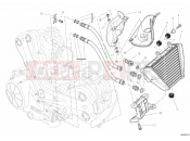 DUCATI Diavel Carbon BRA OIL COOLER » LUBRICATION SYSTEM