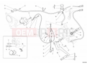 DUCATI 2011 Hypermotard 1100 EVO REAR BRAKE SYSTEM » BRAKING SYSTEM