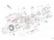 DUCATI 2011 Superbike 1198 GENERATOR COVER - WATER PUMP » COOLING SYSTEM