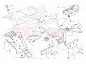 DUCATI 2011 Multistrada 1200 NUMBER PLATE HOLDER - TAIL LIGHT » LIGHTING SYSTEM
