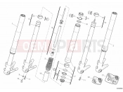 DUCATI Monster 796 ABS FRONT FORK MARZOCCHI » FRONT SUSPENSION