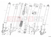 DUCATI 2011 Diavel FRONT FORK » FRONT SUSPENSION