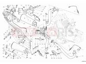 DUCATI Monster 1100 ABS EXHAUST SYSTEM » EXHAUST SYSTEM