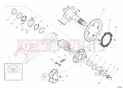 DUCATI Monster 1100 ABS REAR WHEEL SPINDLE » REAR WHEEL