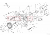 DUCATI Superbike 1198 S Corse GENERATOR COVER - WATER PUMP » COOLING SYSTEM