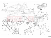 DUCATI 2010 Multistrada 1200 ABS NUMBER PLATE HOLDER - TAIL LIGHT » LIGHTING SYSTEM