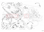 DUCATI 2010 Monster 696 ABS EXHAUST SYSTEM » EXHAUST SYSTEM