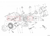 DUCATI Superbike 848 GENERATOR COVER - WATER PUMP » COOLING SYSTEM