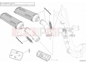 DUCATI Superbike 1098 R EXHAUST SYSTEM 102DB » EXHAUST SYSTEM