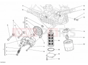 DUCATI Superbike 1098 R OIL PUMP - FILTER » LUBRICATION SYSTEM