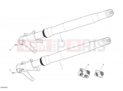 DUCATI 2009 Superbike 1098 R Bayliss FRONT FORK » FRONT SUSPENSION