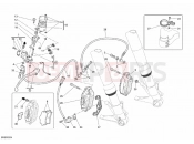 DUCATI 2009 Superbike 1098 R Bayliss FRONT BRAKE SYSTEM » BRAKING SYSTEM