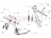 PIAGGIO Beverly 125 Central stand-side stand
