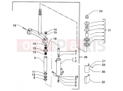 PIAGGIO Beverly 125 Forck-steearing bearings