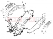 PIAGGIO Beverly 125 Side cover - Spoiler