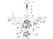 Carburetor's components - Piaggio Beverly 125 Tourer 2010