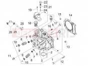 Head unit - Valve - Piaggio Beverly 125 Tourer 2010