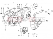 PIAGGIO Beverly 250 Crankcase cover - Crankcase cooling