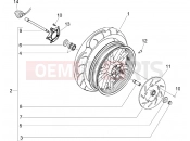 PIAGGIO Beverly 250 Front wheel