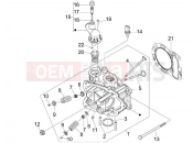 Head unit - Valve - Piaggio Beverly 300 ie Tourer 2011