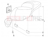 Saddle/seats - Piaggio Beverly 300 ie Tourer 2011
