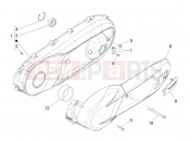 PIAGGIO Beverly 350 4V ie Crankcase cover - Crankcase cooling