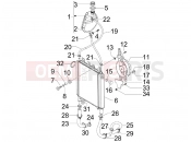 Cooling system - Piaggio Beverly 400 ie Tourer 2008