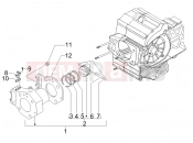 Cylinder-piston-wrist pin unit - Piaggio Beverly 400 ie Tourer 2008